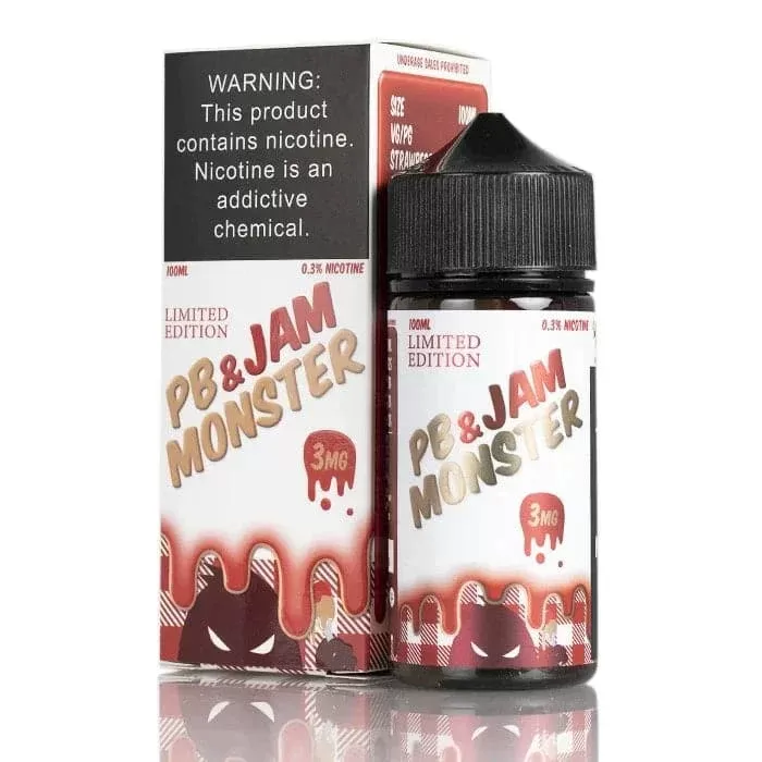 Jam Monster – Pb & Jam Strawberry 100ml