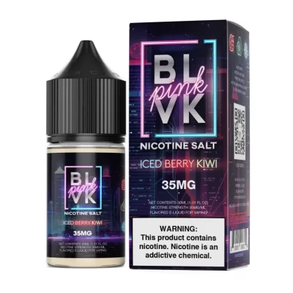 Strawberry Kiwi Ice by BLVK TFN Pink Salt 30mL - 50MG