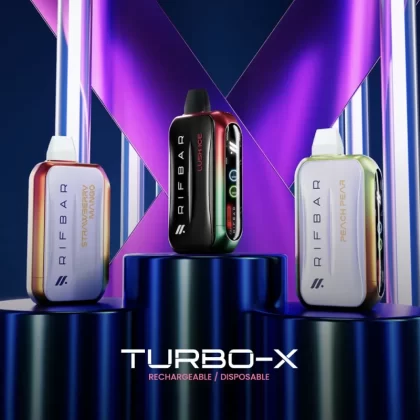 RIFBAR Turbo X 25K Rechargeable Disposable Device – 25000 Puffs - Pineapple Ice