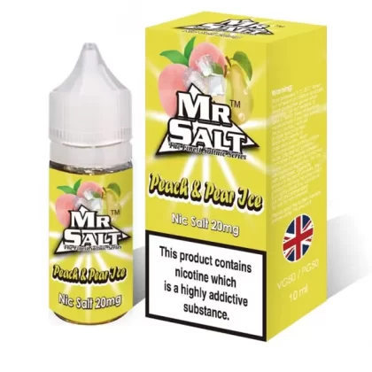 Mr Salt Peach Pear Ice Nic Salt E-Liquid