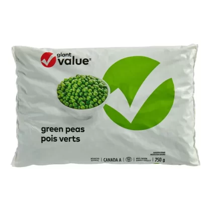 Giant Value Frozen Peas – 750g