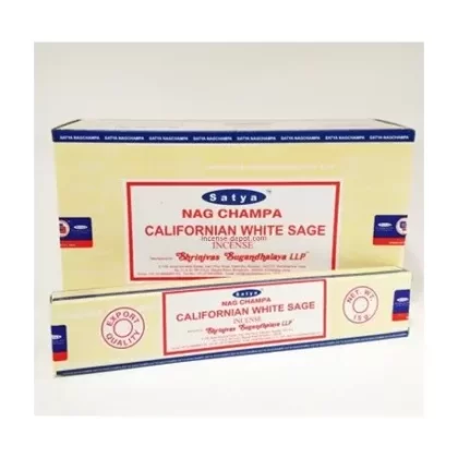 Satya Nag Champa – Californian White Sage Incense Sticks 15g