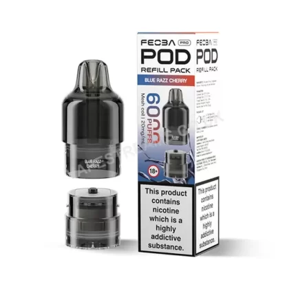 Feoba Pro 6K Blue Razz Cherry Pods - Vapestreams Co