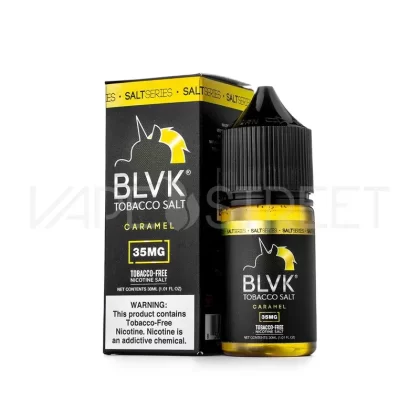 BLVK Tobacco Caramel Salt Nic TFN (30ml) - Vape Product, Vape Product