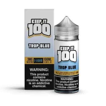 Keep It 100 E-Liquid – Trop Blue 100ml - Vape Product; Vape Product, Vape Product (0B8C83)