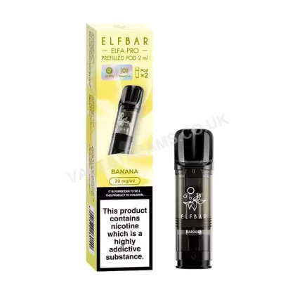 Elf Bar ELFA Pro Banana Prefilled Pods - Vapestreams Co