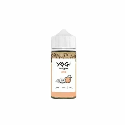 Yogi Delights – Peach Ice eJuice 100ml - Nicotine Level#0 mg>3 mg>6 mg