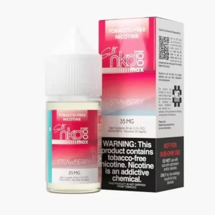 Strawberry Ice Nicotine Salt by Naked 100 Max - Ecigpremium