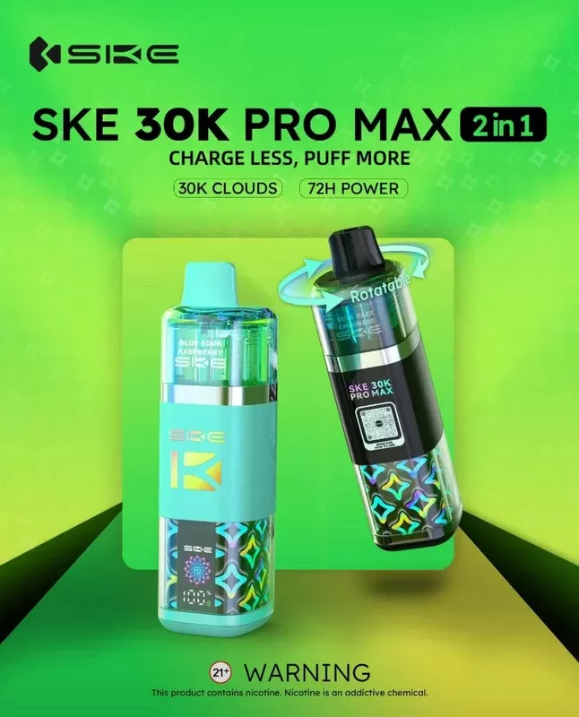 SKE 30K Pro Max 2 in 1 Prefilled Pod Vape Kit – Box of 5