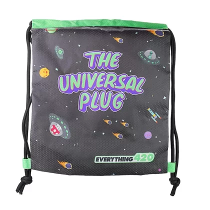 E420 Universal Plug Drawstring Bag