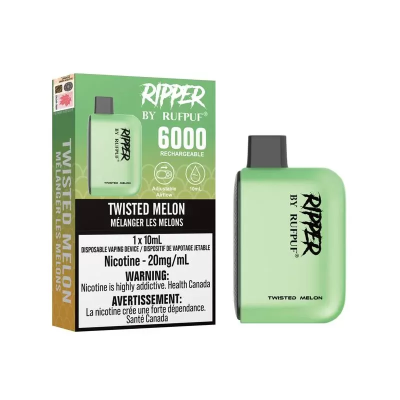 RUFPUF Ripper 6000 Disposable – Twisted Melon
