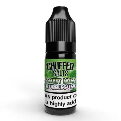 Chuffed Sweet Mint Bubblegum Nic Salt OOD May 2024