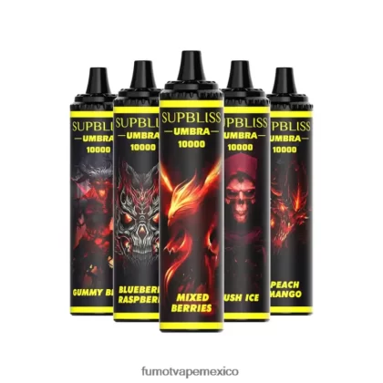 Fumot Supbliss Umbra 10000 (1 pieza) pluma vaporizador desechable – 20ml manzana roja limón H0XPTX482 Fumot Mexico