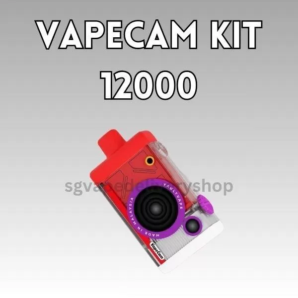 Vapecam 12000 Puffs - Lime Kiwi Pears (Cartridge)