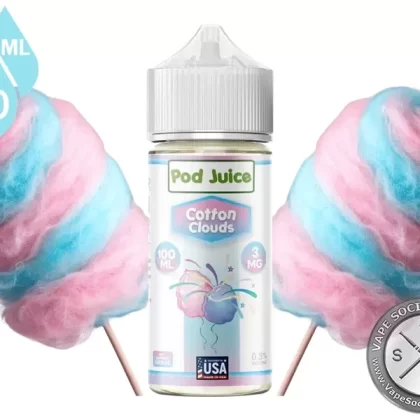 Cotton Clouds Pod Juice 100ml - Vape Product, Vape Product
