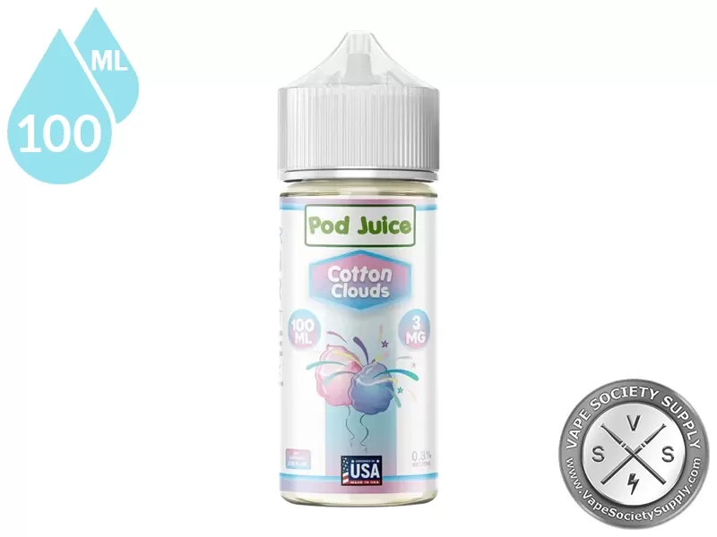 Cotton Clouds Pod Juice 100ml - Vape Product, Vape Product - Image 3