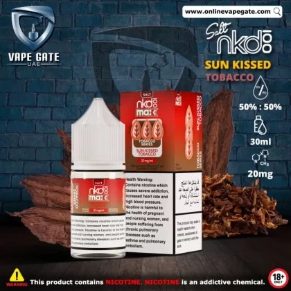Naked 100 Max - Sun-Kissed Tobacco Saltnic 30ml - 20 mg / 30 ml