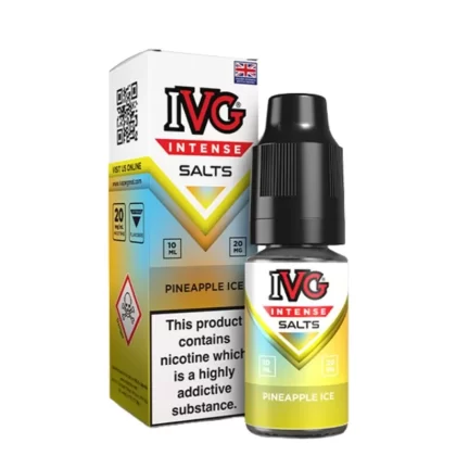 Pineapple Ice Nic Salts E-Liquid Intense Salts Series by IVG (10ml) - Vapekit Co