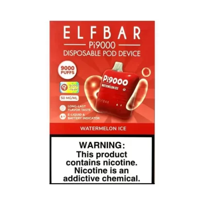 ELF BAR Pi9000 – Watermelon Ice (9000 Puffs)