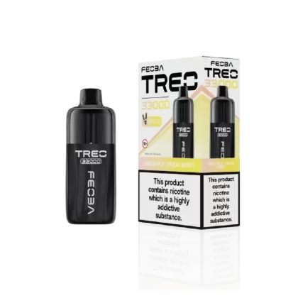 Feoba Treo 33000 Prefilled Pod Kit Pineapple Lemon Burst - Nicotine Strength#20mg (A287E8)