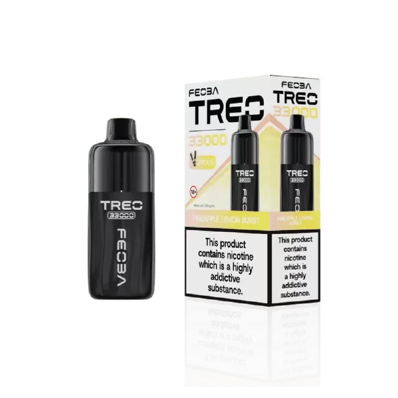 Feoba Treo 33000 Prefilled Pod Kit Pineapple Lemon Burst - Nicotine Strength#20mg (A287E8)