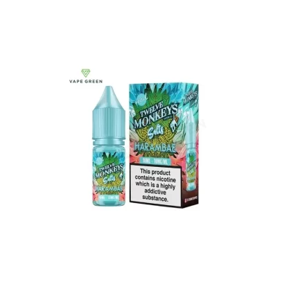 Harambae Iced Nic Salt E-Liquid by Twelve Monkeys Salts