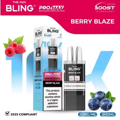 The Bling 10K Pro Max Replacement Prefilled Pods – Box of 5