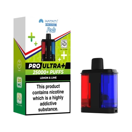 Lemon & Lime Hayati Pro Ultra Plus Refill Pack - 20mg - Vape Product (76D32E)