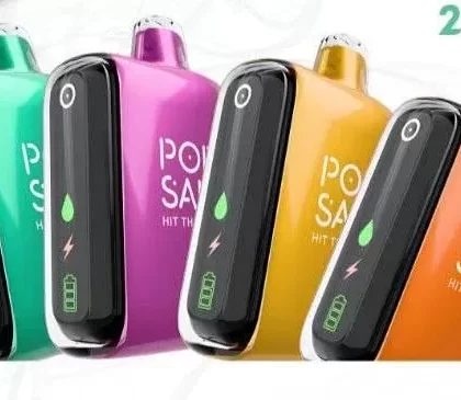 Pod Salt 15000 Puffs Disposable Device - flavors#Banana Ice>Blue Raspberry>Caffe Latte>Cantaloupe Ice>Cola Lime>Fresh Mint>Grape Ice>Mango Ice>Orange Ice>Watermelon Breeze~offers#1 Pc>1 B0x-