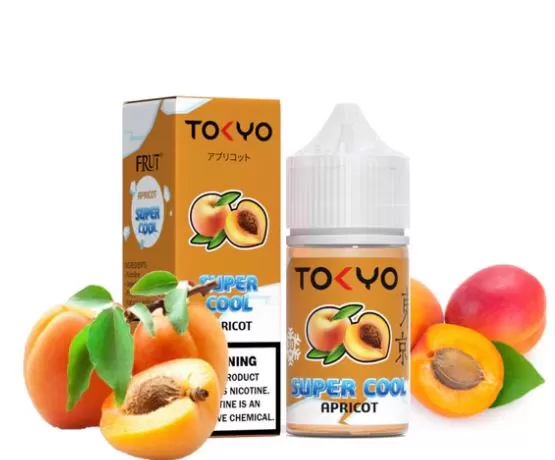 Tokyo Super Cool Apricot Saltnic 30ml - 35 mg / 30 ml - Image 2