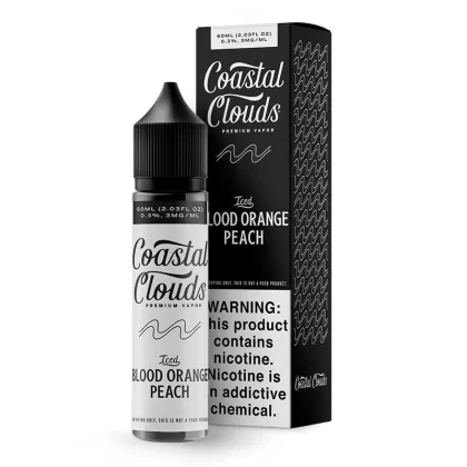 Coastal Clouds Iced Blood Orange Peach eJuice - Vape Product; Vape Product, Vape Product