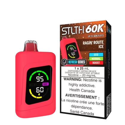 STLTH 60K - Ragin' Route Ice - 20 mg/mL (wholeseller) - Excise AB, 20 mg/mL - AB