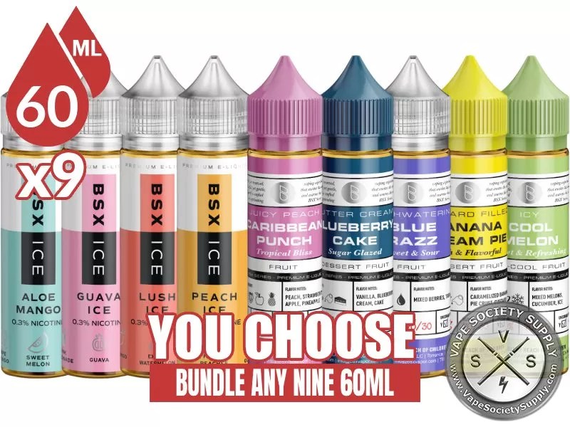 BSX Bundle 9x60ml (540ml)