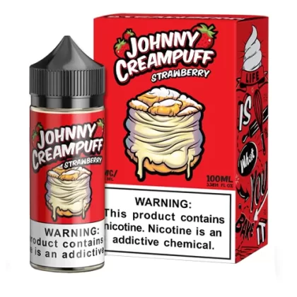 Strawberry by Johnny Creampuff 100ml - Vape Product, Vape Product
