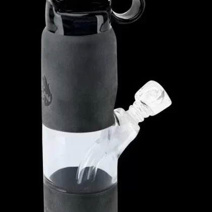 Water Bottle Mini Rig – Black