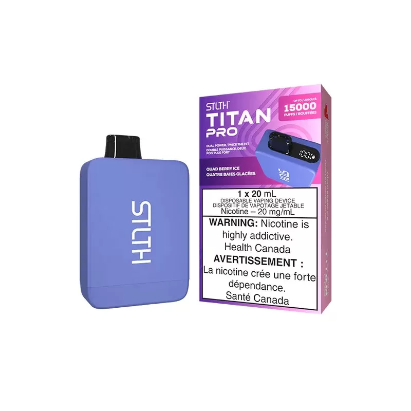 STLTH TITAN PRO DISPOSABLE – QUAD BERRY ICE
