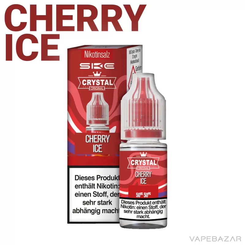 SKE Crystal Liquid – Cherry Ice - Vapebazar - Image 2