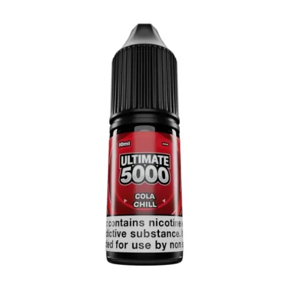 Cola Chill Saltnic vape Juice by Ultimate 5000 - 10 Pack - Strength 10mg