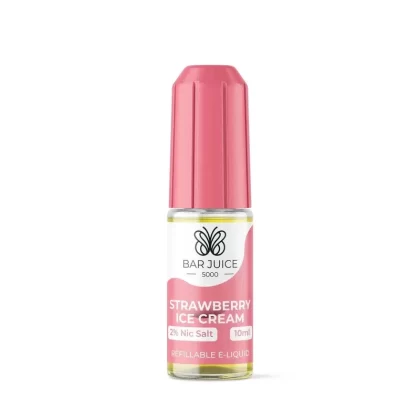 Strawberry Ice Cream Nic Salt E-Liquid by Bar Juice 5000 - Eliquidsupply
