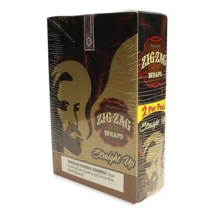 Zig Zag Straight Blunt Wraps - Product#Straight~Packaging#25 Packs of 2