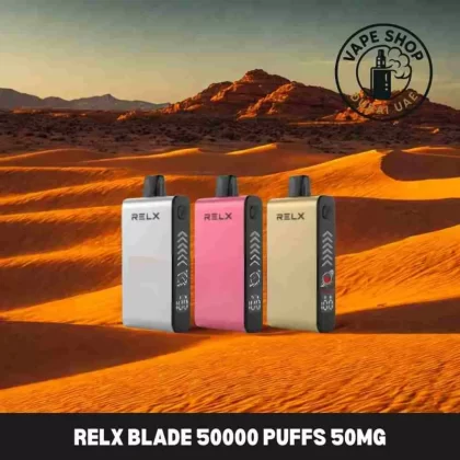 Relx blade 50000 puffs 50mg nicotine Buy in Dubai - Vapeshopdubaiuae