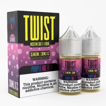 Twist E-Liquid Salts – Purple No. 1 2x30ml - Vape Product, Vape Product (9B8327)