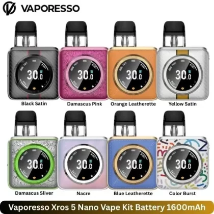 Vaporesso Xros 5 Nano Vape Kit Battery 1600mAh