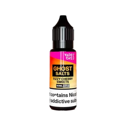 Vapes Bars Ghost Salts Fizzy Cherry Sweet Nic Salt - 10 Pack