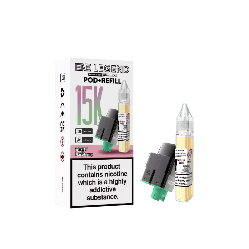 Elux ENE Legend 15k Prefilled Pod Cherry Sour Raspberry - Nicotine Strength#20mg