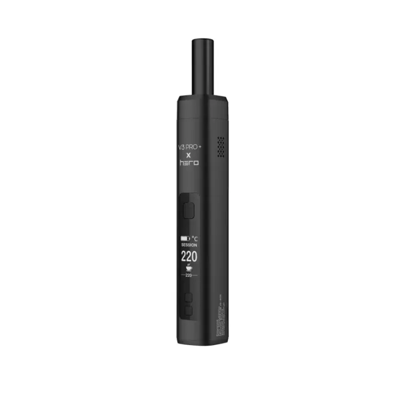 X-MAX V3 PRO+ (PLUS) X HERO LIMITED EDITION – Portable Vaporizer - Black, Blue; hybrid; session or on-demand - Image 2