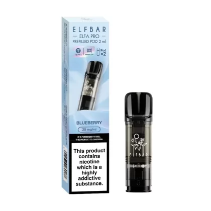 Elf Bar ELFA Pro Blueberry Pods (2 Pack) - Strength#20mg (1CC4D1) (1CC4D1)