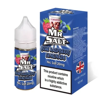 Mr Salt Blue Raspberry Lemonade Nic Salt Vape Juice