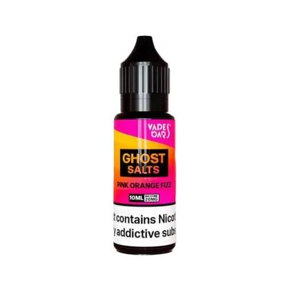 Vapes Bars Ghost Salts Pink Orange Fizz Nic Salt - 10 Pack - 20mg