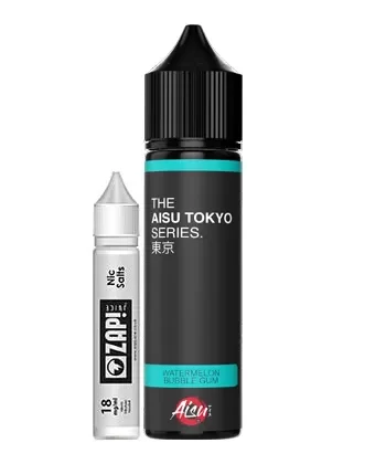 Watermelon Bubble Gum Shortfill eLiquid by Aisu Tokyo 50ml - 00mg / 50ml